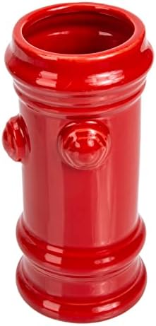 Abofan Fire Hydrant Tiki Cupi אדום פלסטיק אדום כבאית ציוד כוסות כוסות כוס קרמיקה כוס קוקטייל קוקטייל כוס שתייה דקורטיבית כוס