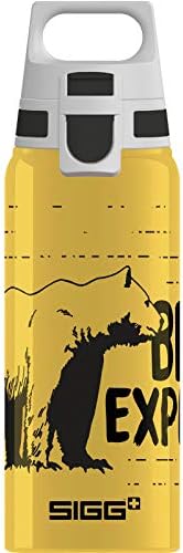 Sigg - בקבוק מים לילדים - WMB אחד דוב אמיץ צהוב - אטום דליפה - קל משקל - BPA חינם - ספורט ואופניים - 20 גרם