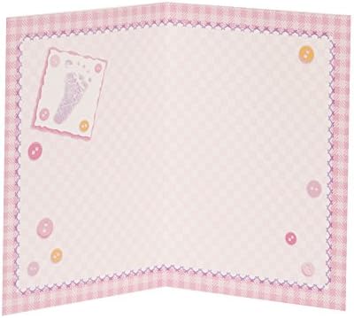 תפירה לתינוקות ייחודיים תודה כרטיסי פתק, 5.5 x 4, ורוד