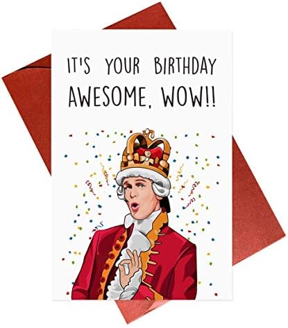 המילטון יום הולדת כרטיס, מוסיקלי יום הולדת כרטיס, מלך ג ' ורג ' השלישי יום הולדת כרטיסים