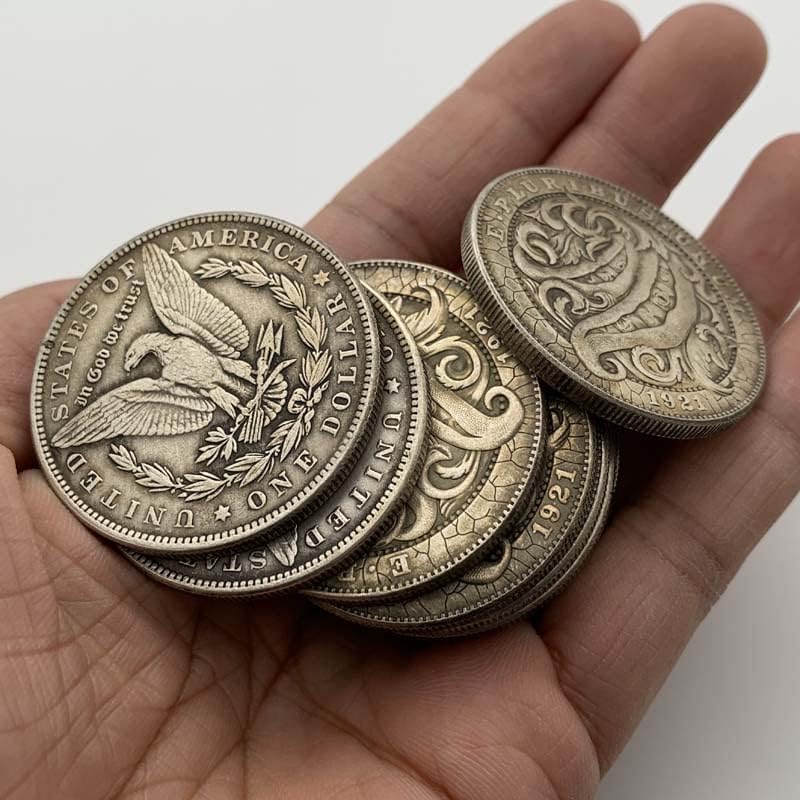 1921 נדודים מטבע תמנון פליז עתיק ישן כסף מדליית אוסף מטבע הקלה נחושת כסף מטבע הנצחה מטבע