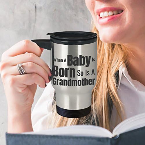 כאשר תינוק נולד כך הוא סבתא - חידוש יום הולדת מצחיק תה קפה קפה מתנות ספל