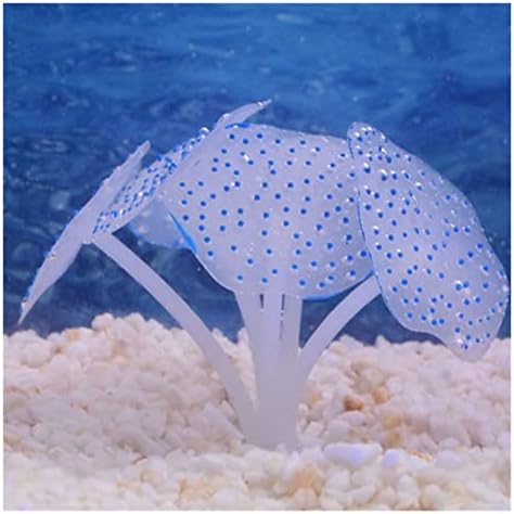 פרייר אלמוגים אקווריום מלאכותי אלמוגים סיליקון צמח עם פרייר קישוט מים נוף דקור דגי טנק אקווריום אביזרי אקווריום