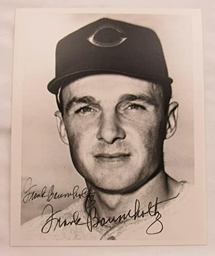 פרנק באומהולץ חתום על חתימה אוטומטית 8x10 תמונה II - תמונות MLB עם חתימה