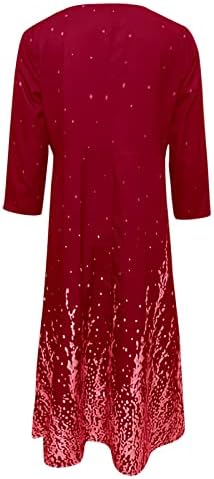שמלת מסיבת פוביגו, שמלת יום פטריק הקדוש גדולה נשים שרוול ארוך שמלת טוניקת צווארון אופנה חתונה רזה חם
