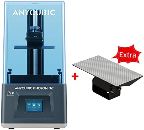 Anycubic Photon D2 DLP שרף תלת מימד מדפסת ופלטפורמת הדפסה נוספת