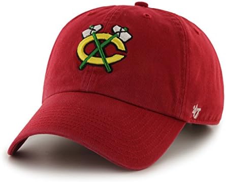 כובע ניקוי של שיקגו בלאקהוקס, מידה אחת, אדום