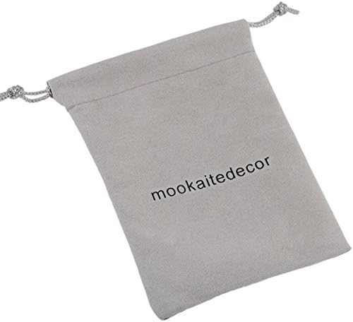 צרור Mookaitedecor - 2 פריטים: רוק מצופה טיטניום קריסטל קוורץ נקודות קריסטל