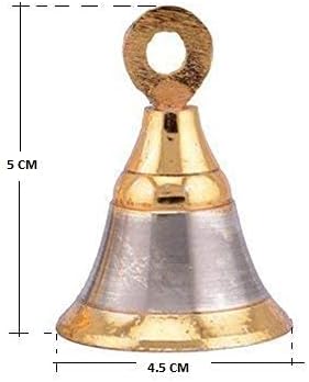 פליז סיימה את הפעמון המסורתי לעיצוב הבית של פוג'ה ומקדש -12 על ידי אספנות הודית