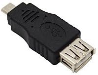 מיקרו USB זכר ל- USB סוג מתאם נשי ממיר
