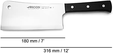 ארקוס קליבר סכין 7 אינץ ניטרום נירוסטה 180 מ מ להב. מקצועי סכין עבור קצבים. 545 גרם. ארגונומי פוליאוקסימתילן פום