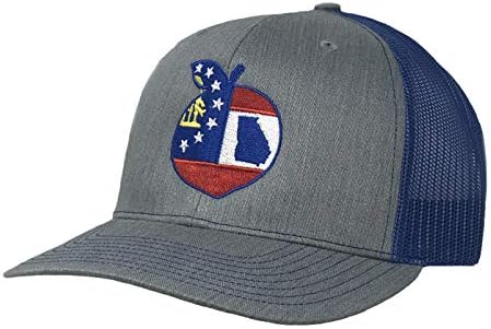 גאווה גאווה ג'ורג'יה דגל מדינת אפרסק כובע משאיות רקום