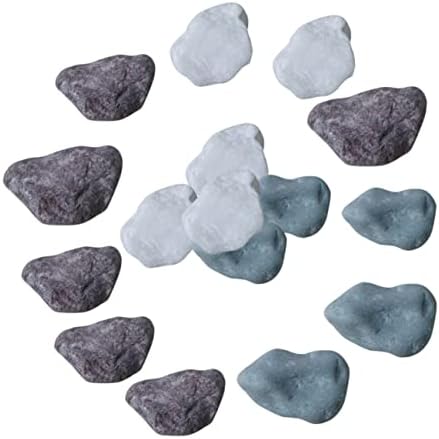 צעצוע 3 חבילות אבן חומר אבן קישוטים טבעיים סלעים כתוש טבעי חומר קישוט אבן מיכל דגים