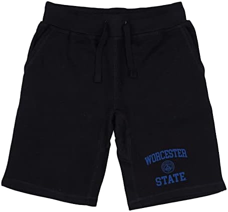 אוניברסיטת וורצ'סטר לאוניברסיטת וורצ'סטר חותמות מכנסיים קצרים בגיזת המכללות