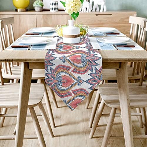 ג'הה סגנון אתני דפוס דקורטיבי שולחן רץ מטבח שולחן אוכל עיצוב שולחן שולחן חתונה שולחן שולחן ופלסימטים