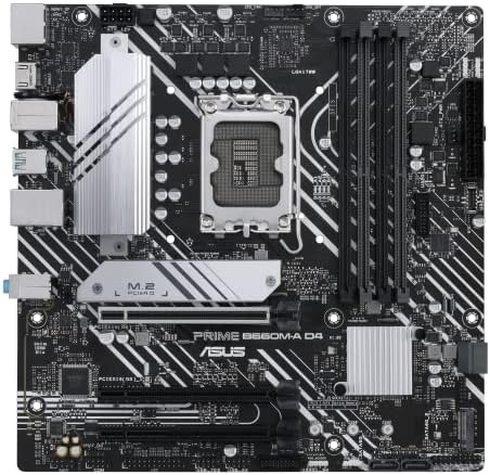 ASUS PRIME B660M-A D4 Intel LGA 1700 MICRO ATX לוח האם