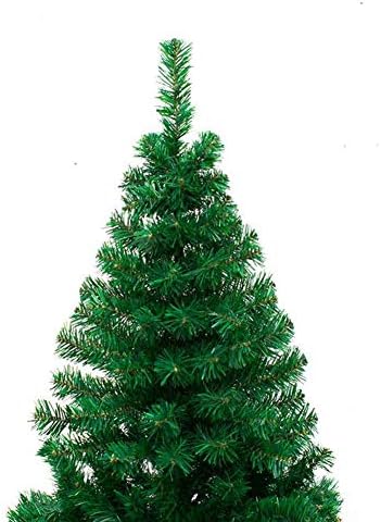 עץ חג מולד מלאכותי של 5 מטרים, עצים מעוטרים לא מוארים ברגלי מתכת מוצקות של אשוחית, עץ אורן חג המולד-ירוק 45 סמ