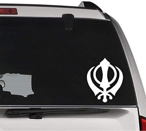 Gottalovestickerz Silkh khanda סמל מדבקת מדבקות ויניל נשלפת למשאית מכונית אופנוע נייד טבליה קסדת חלונות חלונות