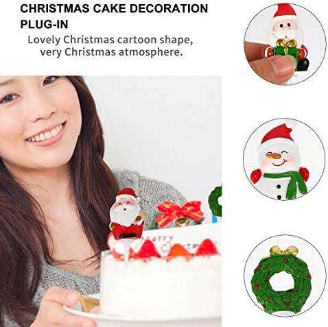 ABOOFAN 6 PCS מקסים לעיצוב חג מולד עוגת עוגת עוגת עוגה יצירתית אספקת מסיבות אפייה
