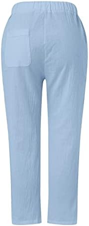 מכנסיים רחבים לנשים טרבין מכנסיים עם כיס דק תחרה מלאי רטרו מכנסיים מזדמנים