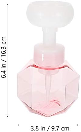 Cabilock Coflece Dispenser 2PCs מקצף סבון מתקן פרח צורת פרח מיכלי סבון נוזלים ריקים לבקבוקי בועה מפלסטי