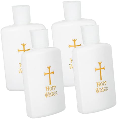 Nolitoy 12 PCS לוגו CM מכולות מקלחת מכולות בקבוק דת מכולה זהב עם בקבוקי דקורטיביים לחתונה חג הפסחא לקישוט קתולי