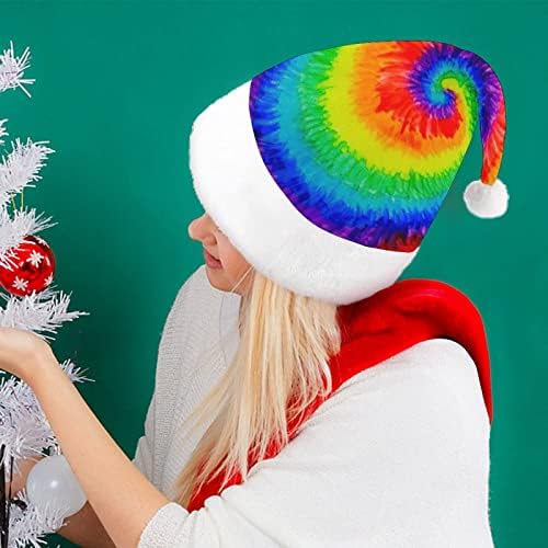 מגניב עניבה לצבוע חג המולד כובע אישית סנטה כובע מצחיק חג המולד קישוטים