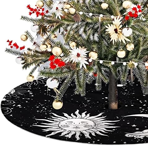 חצאית עץ חג המולד של Kaiwu חצאית עץ חג המולד קישוטים מחצלת עץ לעיצוב בית חג שמח