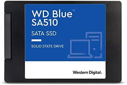 Western Digital 250GB WD Blue SA510 SATA SATA כונן מצב מוצק פנימי SSD - SATA III 6 GB/S, 2.5 /7 ממ, עד 555 MB/S - WDS250G3B0A