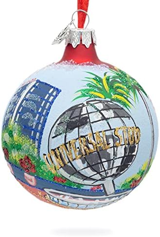 יוניברסל אולפני הוליווד, לוס אנג ' לס, קליפורניה, ארה ב זכוכית כדור חג המולד קישוט 3.25 סנטימטרים