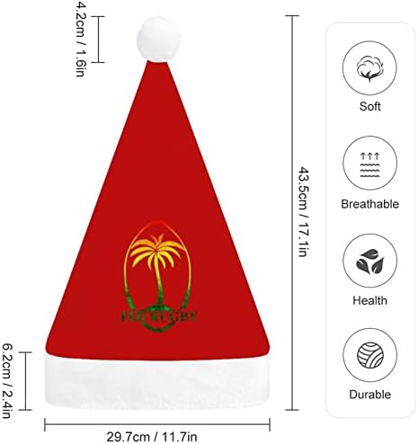 עצי דקל בג ' מייקה צבעים חג המולד כובע סנטה כובעי חג המולד עץ קישוטי חג דקור מתנות למבוגרים נשים משפחת גברים