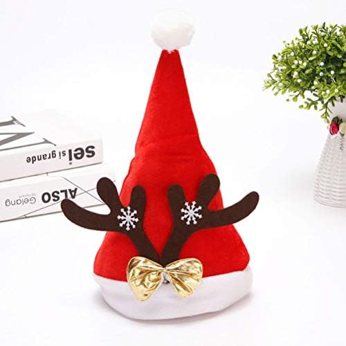 אבאודם 2 יחידות חג המולד כובע קרן צבי מעוטר כובע חג המולד כיסוי ראש למבוגרים משמש כדי לחגוג את חג המולד