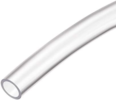 UXCell PVC צינורות ויניל ברורים, צינור מים גמיש מפלסטיק 8 ממ מזהה x 11 ממ OD 3 מטר