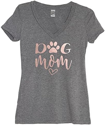 כלב אמא חולצה זהב שרבוט אמא חולצת טי כלב הדפסת כפת אמא חולצות לנשים חולצות כלבלב אובססיבי אמהות גרפי טיז מתנות