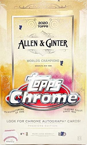 2020 Topps Allen & Ginter Chrome MLB Baseball Box