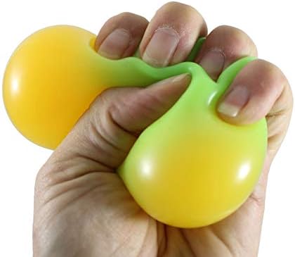 3 כדורי סחיטה מלאים ומלאים שונים שונים - DOH, שינוי צבע, וסתימות קרם גילוח - צעצוע מתח חושני מרגיע אולטרה -מעצבן.