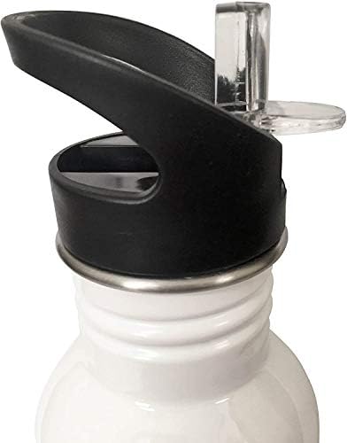 3 דרוז עיצוב רקע של דפוס טבעת שחור ולבן חלק - בקבוקי מים