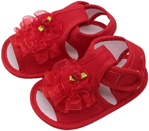 בנות שמלת נעלי יילוד תינוקות תינוק בנות נעלי עריסה רך בלעדי אנטי להחליק סניקרס פרח סנדלי