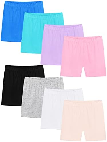 רזינטה 8 מארז פעוטות בנות מכנסיים קצרים ריקוד מכנסיים קצרים אופני קצר לנשימה ובטיחות 8 צבע