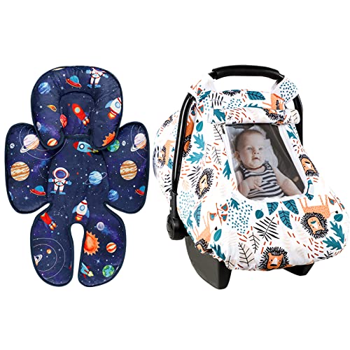 כיסויי מושב לרכב לתינוקות, תוספת מושב לתינוקות, כיסוי מושב מכונית לבנים, משענת מושב לרכב לתינוקות בחלל