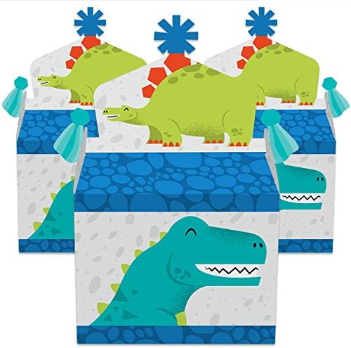 נקודה גדולה של אושר שואג דינוזאור - פינוקים לטובת מסיבות קופסאות - דינו קרדית טרקס מקלחת לתינוק או מסיבת יום הולדת