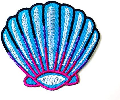 טלאי לוגו חמוד של פנינת הכחול הקריקטורה חמודה