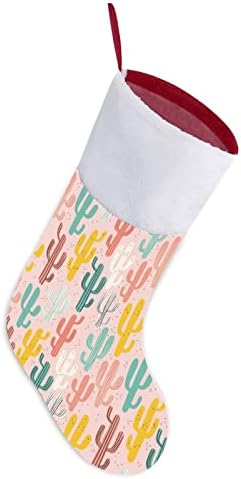 קקטוסים צבעוניים גרביים לחג המולד גרבי חג המולד של פאוץ