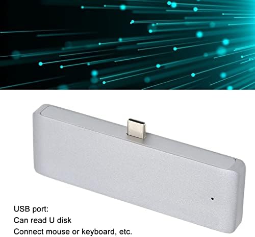 plplaaoo USB C-Hub, רכזת USB, מתאם USB, USB C רכזת מתאם 3.5 מ מ רב תכליתי USB משטרת HD 4K סוג C-Hub מתאם עבור S9 בנוסף