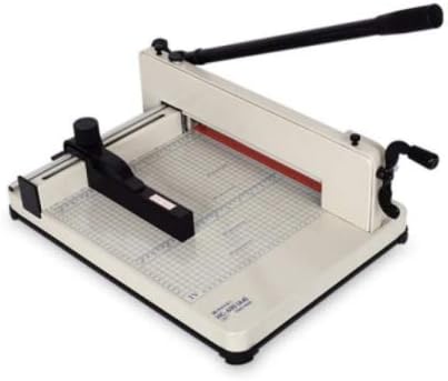 גוזם נייר, חותך מסמכים גיליוטינה, 400 קיבולת גיליון למכונת חיתוך נייר מקסימום A4 מיוצר בקוריאה