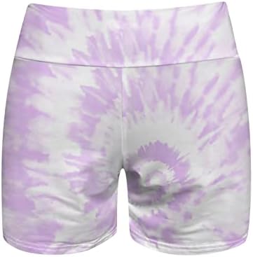 מכנסיים קצרים של Beuu להדפיס לנשים קיץ מזדמן, מכנסיים קצרים נוחים של נשים במותניים עם אימון חוף כיס מכנסיים קצרים