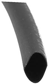 חדש LON0167 2 PCS 5 ממ דיא 2: 1 חום מכווץ צינור צינור צינור שרוול כבל שחור שחור 10M אורך (2 Stücke 5 ממ דיא 2: 1 Wärmeschrumpfschläuche