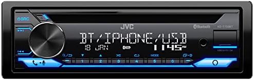 JVC KD -T720BT - סטריאו לרכב CD, Single DIN, Audio Bluetooth וידיים שיחות בחינם עם מיקרופון חיצוני, CD, MP3,