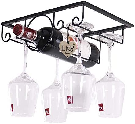 מחזיק זכוכית יין EKR תחת ארון מתלה יין בית