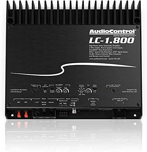 AudioControl LC-1.800 MONOBLOCK 800W RMS מגבר עם Accubass